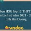 Đề Thi Học Sinh Giỏi Lớp 12 Môn Lịch Sử